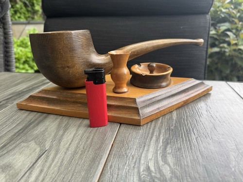 Große deko pfeife holz 80 - große,