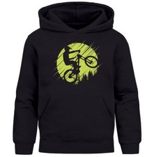 Kinder Hoodie Jungen Mountainbike Hobby Rad-Sport BMX Fahrrad Jungengeschenke