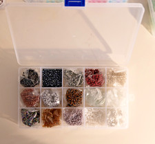 Gocelyn 3mm Kristallglasperlen, in brauntönen  Perlen für die Schmuckherstellung