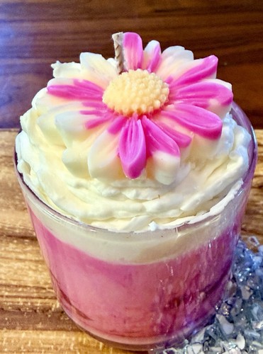 Blumen shake kerze handgemacht - shake,
