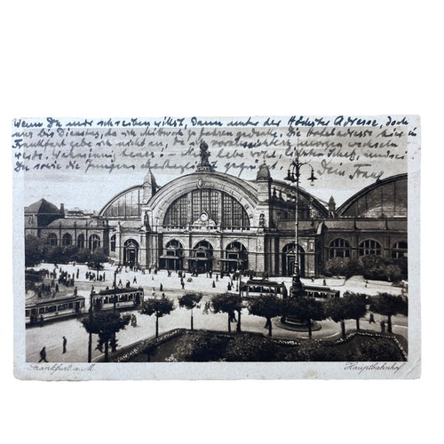 Postkarte frankfurt main - frankfurt, am