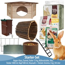 Komplett-Kaninchen-Set | Haus