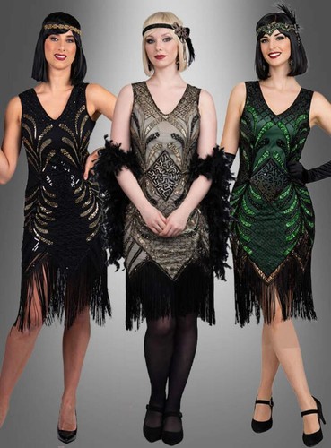 Glamouröses flapper kleid - glamouröses,