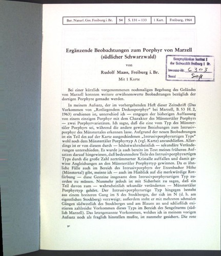 Ergänzende beobachtungen zum - beobachtungen,