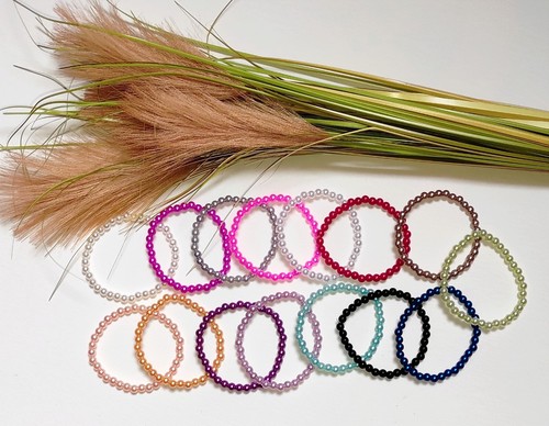 Kunstperlen armband 6 - armband, mm