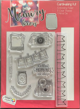 Karten basteln, Embossing Folder, Clear Stamps, Stanzschablone, Craft Sensations