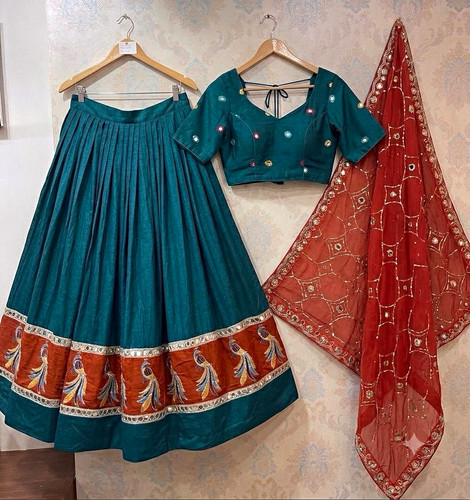 Damen set bunt lehenga - lehenga, choli