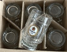 6 Krombacher Seidel Gläser