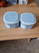 @@@ 2 Tupperware Skyline Vorratsbehälter 0,7L hellblau w. NEU TOP@@@