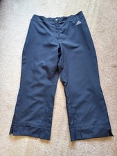 ADIDAS Damen Sporthose Laufhose Outdoor 3/4 dunkelblau Gr. 38