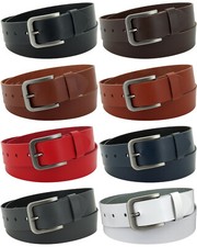 Gürtel 100 % Echt Leder Jeansgürtel 4cm Herren Damen Ledergürtel Gurt #4-0026-00