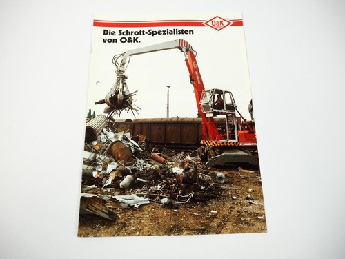 Prospekt hydraulikbagger - prospekt, o&k