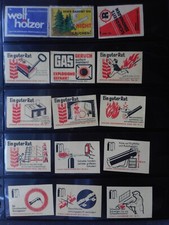 ca 229 Stck. Streichholzetiketten DDR    (03)