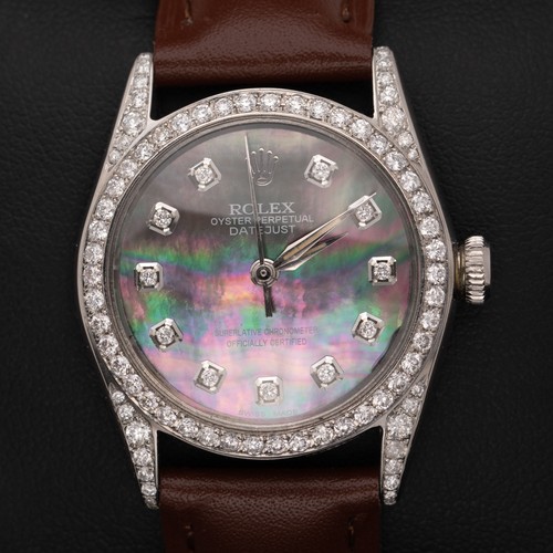 Rolex oysterdate diamant - rolex,