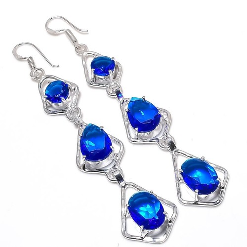Handgefertigter blauer