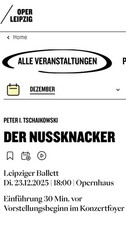 Nussknacker Oper Leipzig