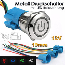 ✅ 19mm 12V LED Metall