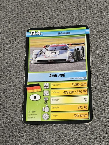 Audi r8c einzelkarte - audi,