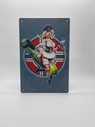 Blechschild pin 20x30cm - pin, up