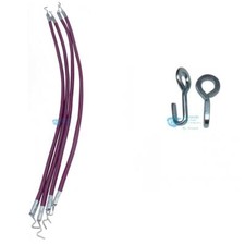 NSU Quickly N 51 ZT Kleiderschnur Set mit Haken Rockschutz Ur Quickly rot