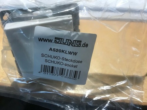 Jung a520klww schuko steckdose - a520klww, schuko-steckdose
