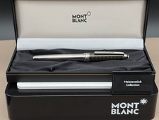 MONTBLANC MEISTERSTÜCK 163 Solitaire Steel Carbon Rollerball sehr schöner Zustan