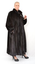 A5266 NERZMANTEL ECHT PELZ JACKE NERZ MANTEL PELZMANTEL - REAL MINK FUR COAT