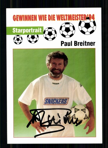 Paul breitner autogrammkarte - paul,