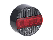 Rücklicht rund, Rauchgrau mit