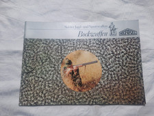 DDR Werbung Katalog Bockwaffen