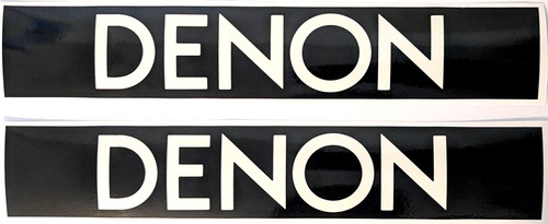 Denon vintage audio logo - x,