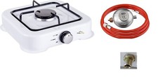 Gaskocher 1 flammig 1 KW Campingkocher 50mbar Kochfeld Gas Kocher Herd Outdoor