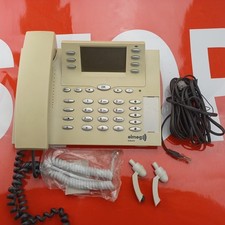 elmeg  CS 410 U  CS410U Up0 Systemtelefon leicht vergilbt beige weiß
