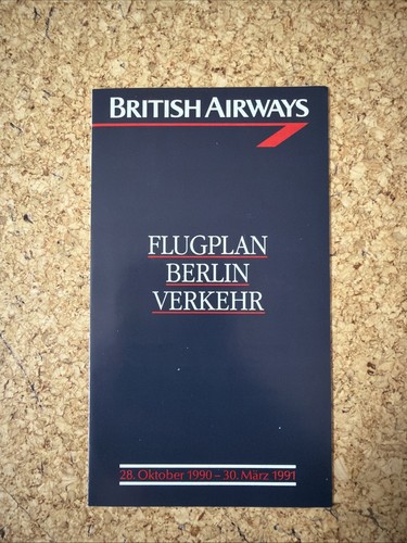 British airways timetable - british,