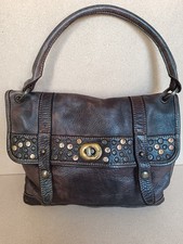 Bayside Handtasche braun Leder