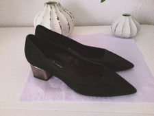 Damenschuhe Pumps Violeta by Mango - Größe 40 - dunkelgrün  gebraucht wie neu