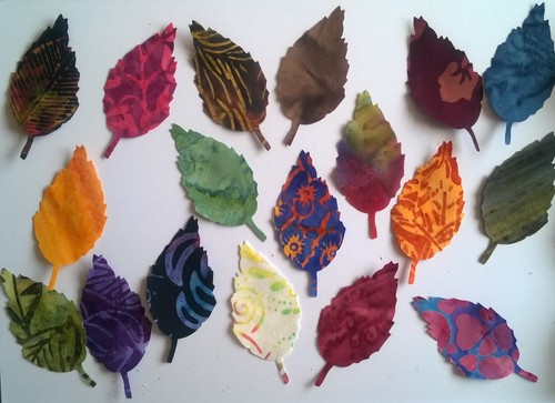 Batik aspen blätter - aspen,