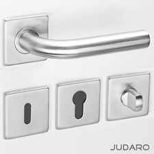 Türgriff Edelstahl Türbeschlag Drückergarnitur Türklinke BB PZ WC Design eckig