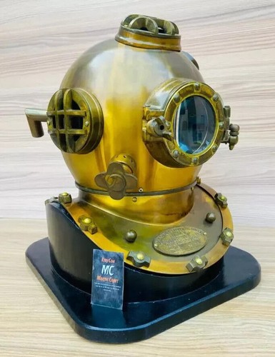 Vintage taucherhelm navy - vintage,