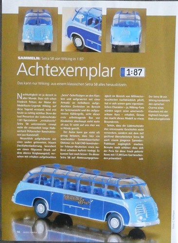Setra reisebus 87 - in, von