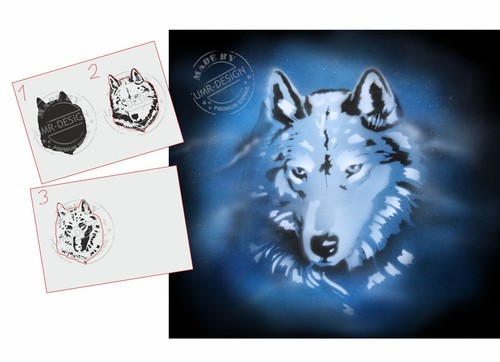 086 wolf step - wolf, by