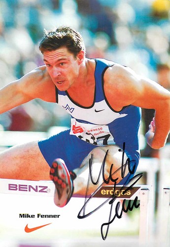 Mike fenner autogrammkarte - mike,