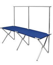 Verkaufstheke 2,05m Verkaufsstand Markttisch Flohmarkttisch Kleiderstange