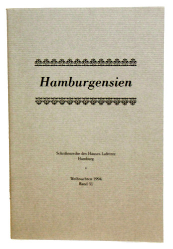 Hamburgensien band - band, /