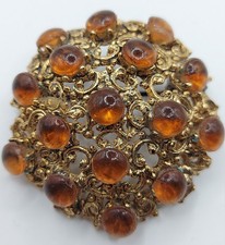 alte Brosche - punziert mit