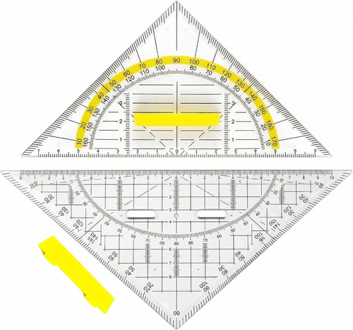 Stück geodreieck mit - 2,