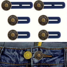 6 Stück Verstellbare Taille Verlängerung Knöpfe Jeans Hose Umstandsmode Elastisch Expander