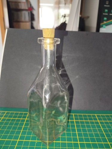 Klassische glasflasche mit - glasflasche,