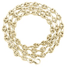 10K Gelbgold 3D Hohl Puff