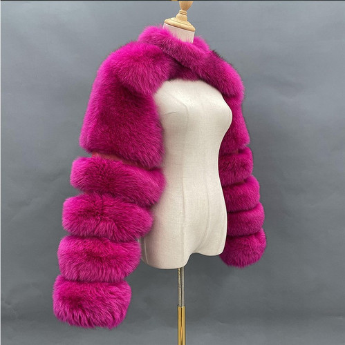 Damen kunstpelz schulterjacke - kunstpelz,